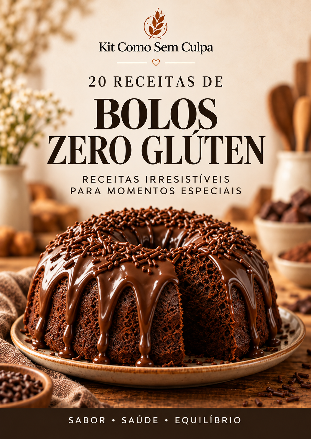 20 Receitas de Bolos Zero Glúten