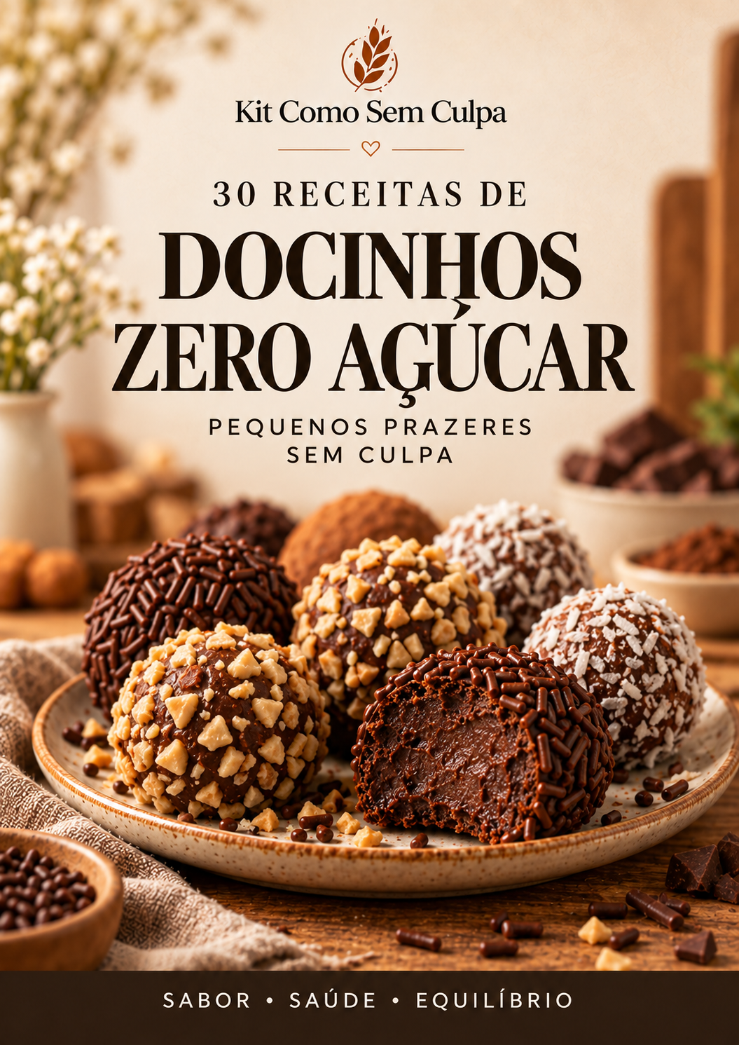 30 Receitas de Docinhos Zero Açúcar